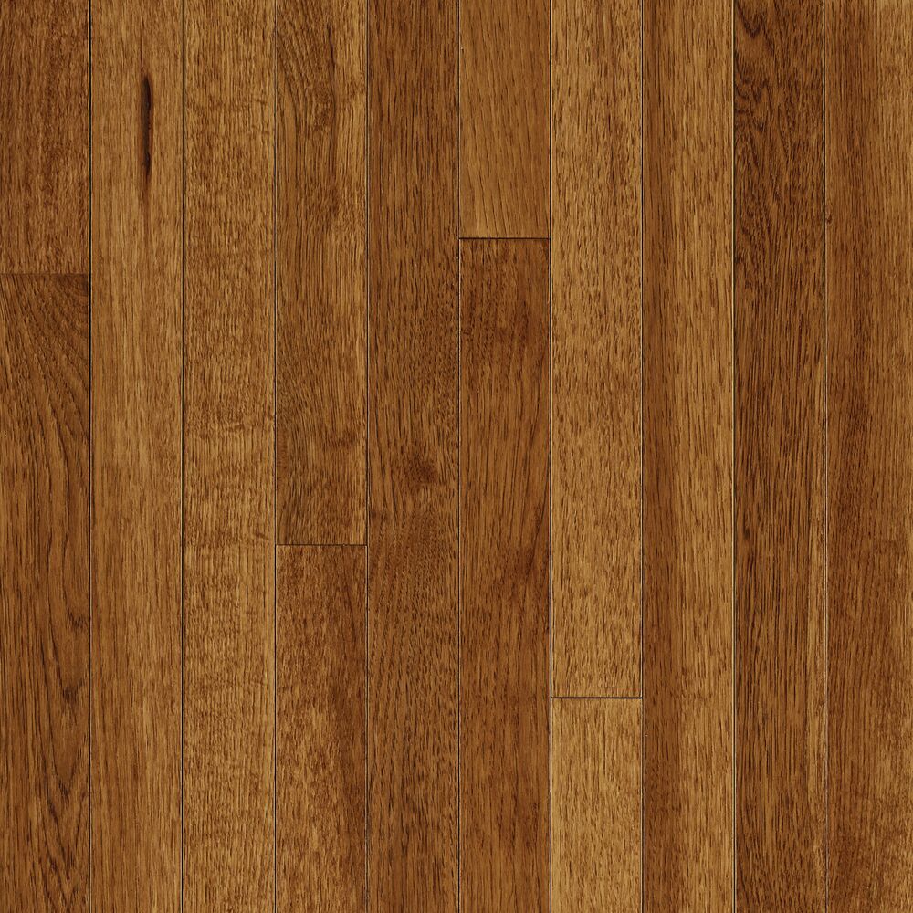 Last Fall 2-1/4" Wide Hickory Solid Hardwood Flooring, 3/4" Thick, Medium Brown Low Gloss, American Treasures Collection - ShippingFloors