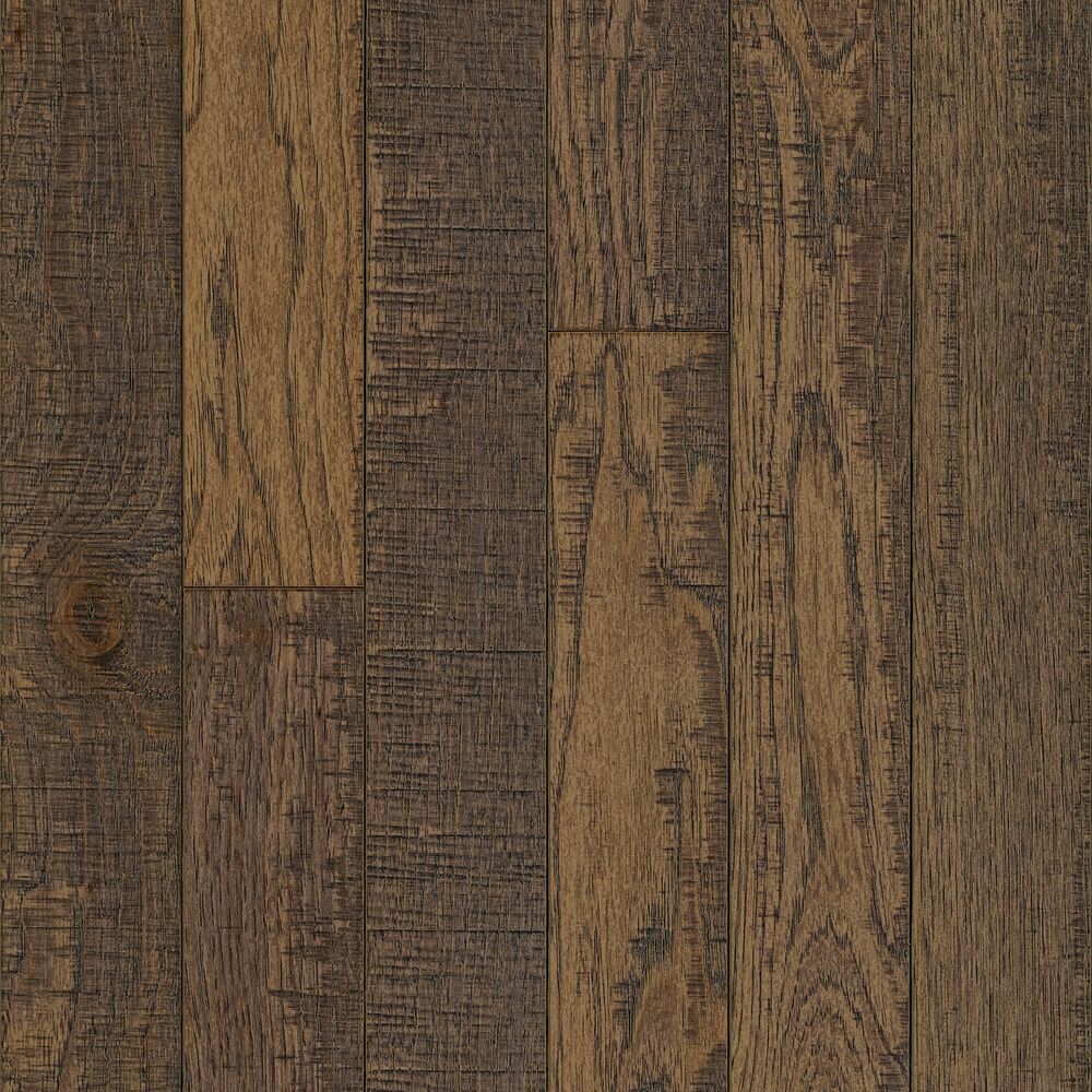 Homestead 3-1/4" Wide Hickory Engineered Hardwood Flooring, 1/2" Thick, Distressed Light Brown, Barnwood Living Collection - ShippingFloors