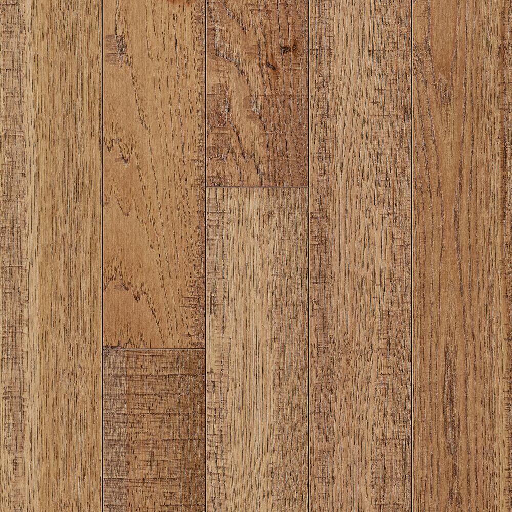 Hay Loft 4" Wide Hickory Engineered Hardwood Flooring – Distressed, Wire-Brushed, Low Gloss Finish, Barnwood Living Collection - ShippingFloors