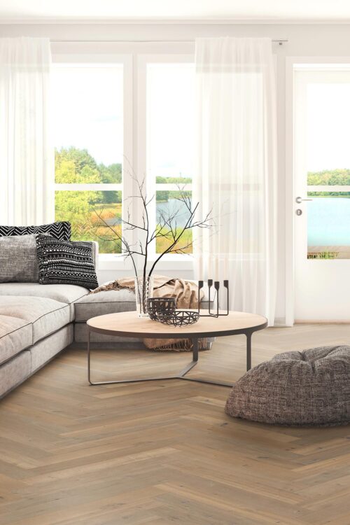 Herringbone St Moritz Engineered Western European Oak