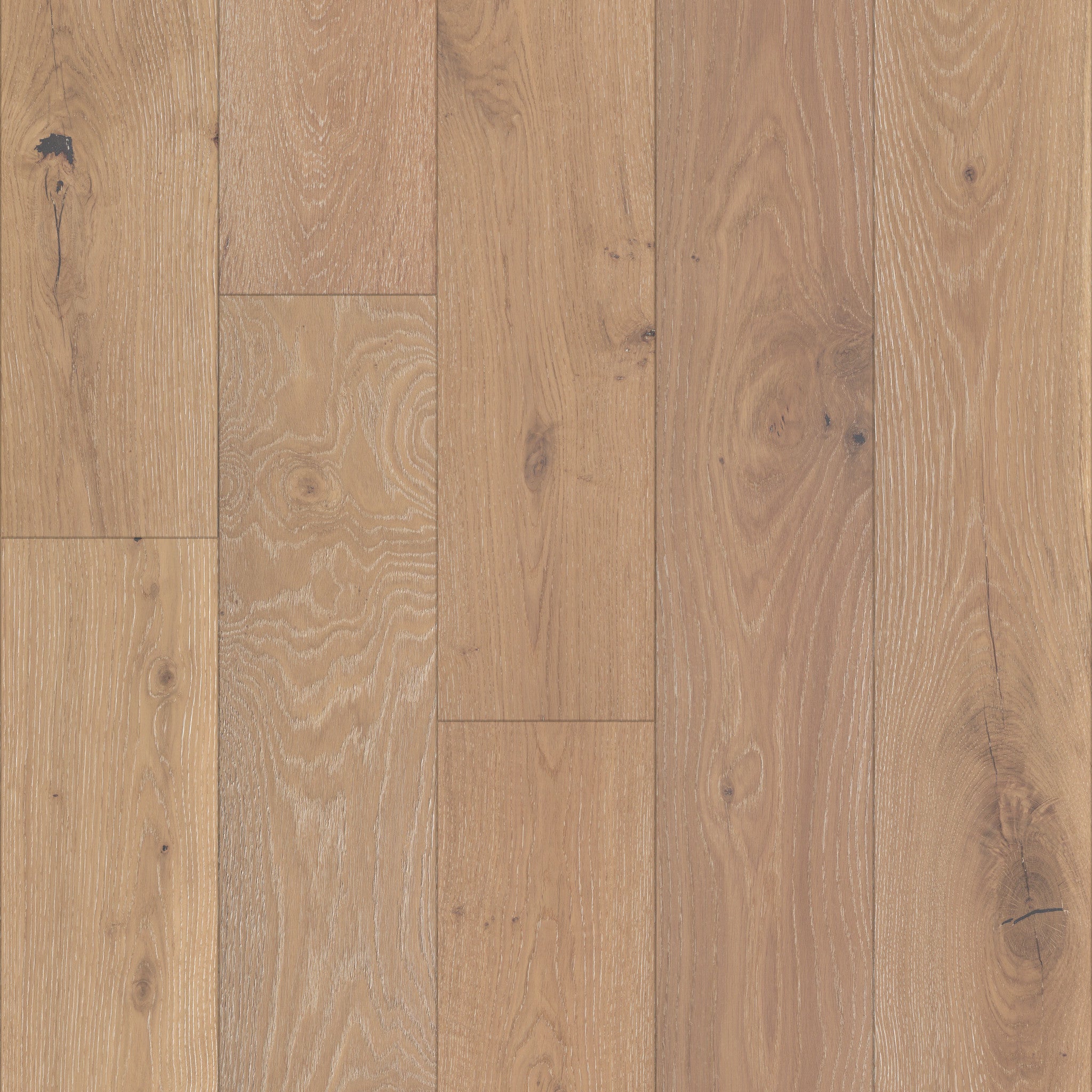 Argonne Forest Oak Tapestry 7.48" Wide Engineered Hardwood Planks, 9/16" Thick, Wirebrushed Low-Gloss Finish - ShippingFloors