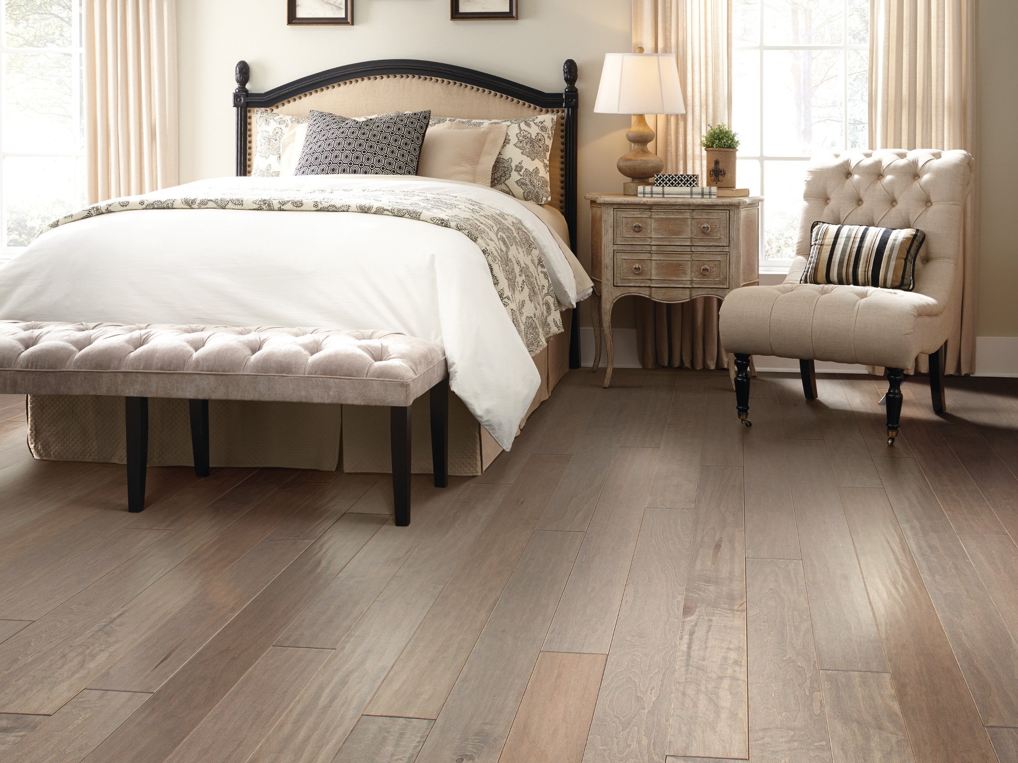 East Lake 5" Maple Engineered Hardwood Flooring – 3/8" Thick, 11.7"-58.5" Lengths, Oceanside Finish, EPIC Plus Collection