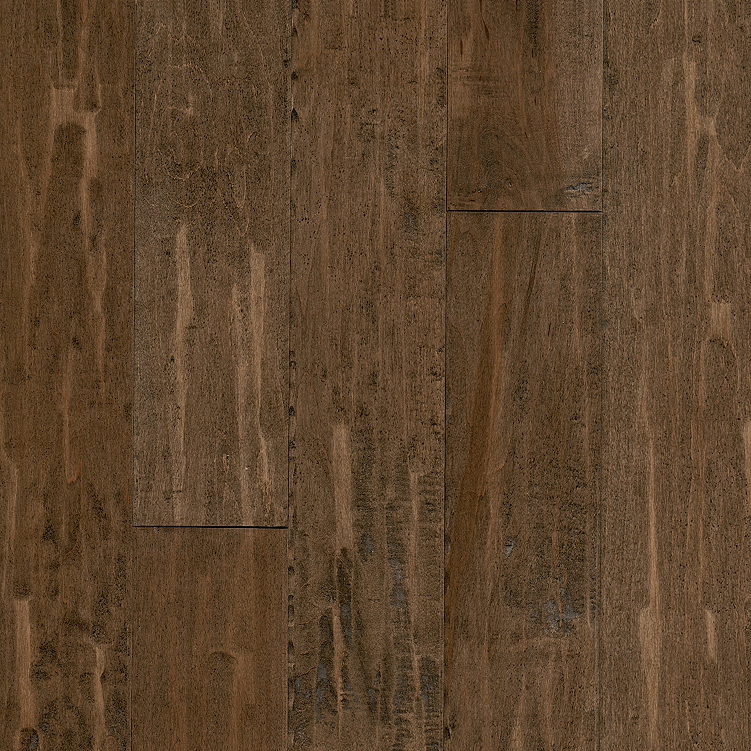 Signature Scrape Hawk Hill 4" Wide Maple Solid Hardwood Flooring, 3/4" Thick, Medium Brown, Micro-Beveled Edges, Residential