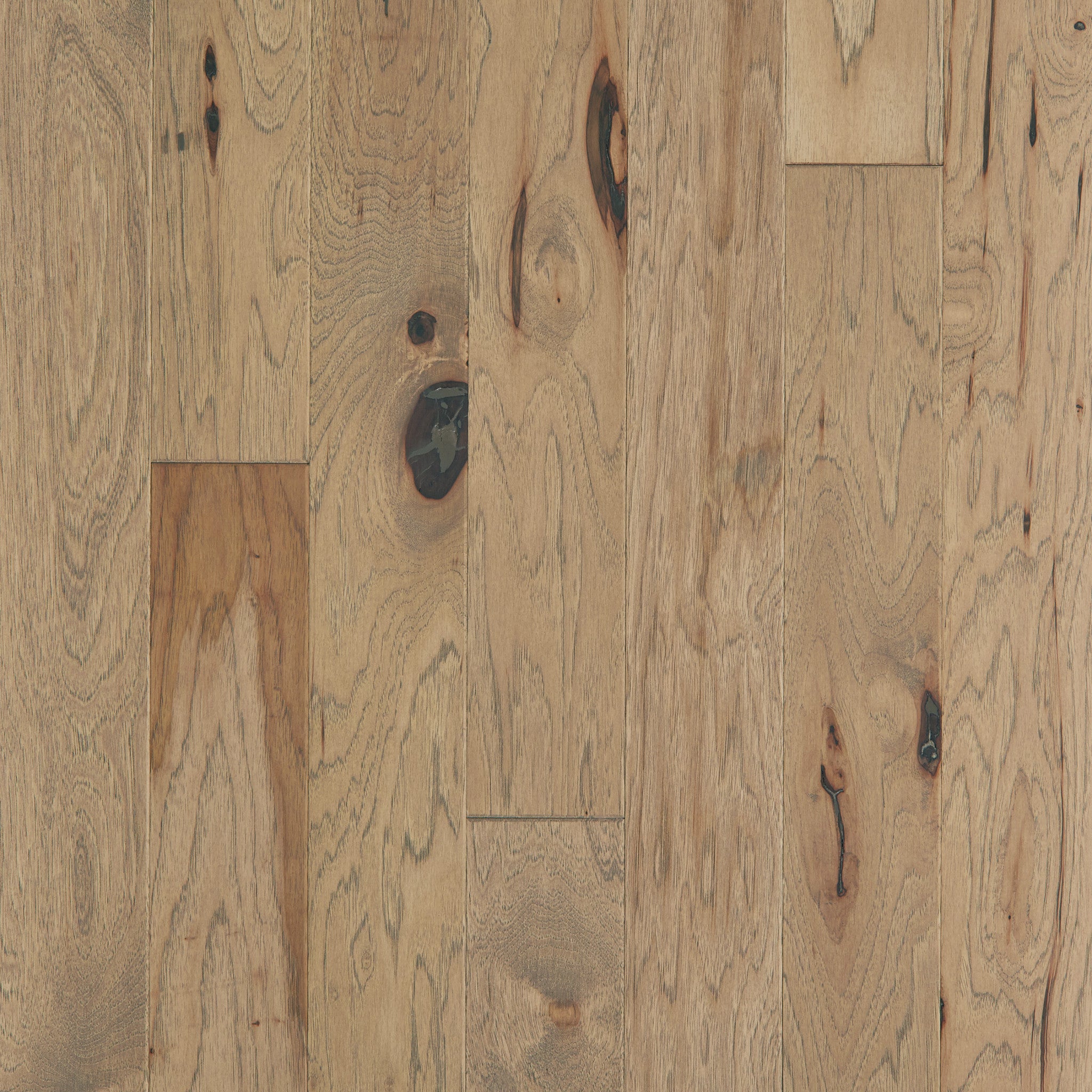 High Plains 5" Wide Engineered Hickory Hardwood Flooring in Sumac - 3/8" Thick, Water-Resistant, Repel Collection