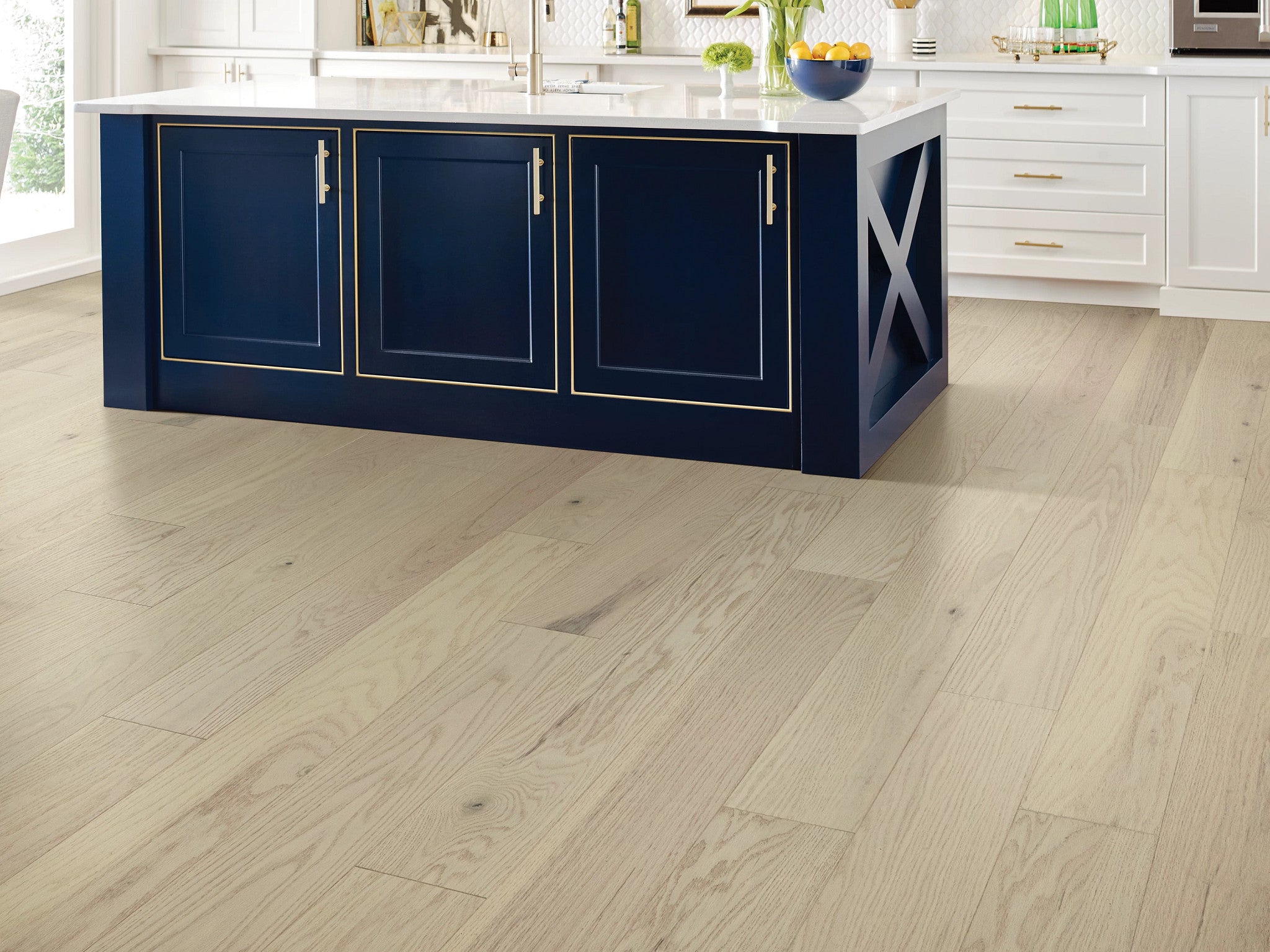 Exploration Oak Passage 6.38" Engineered Hardwood Flooring, 3/8" Thick, Wire-Brushed, Water & Scuff Resistant