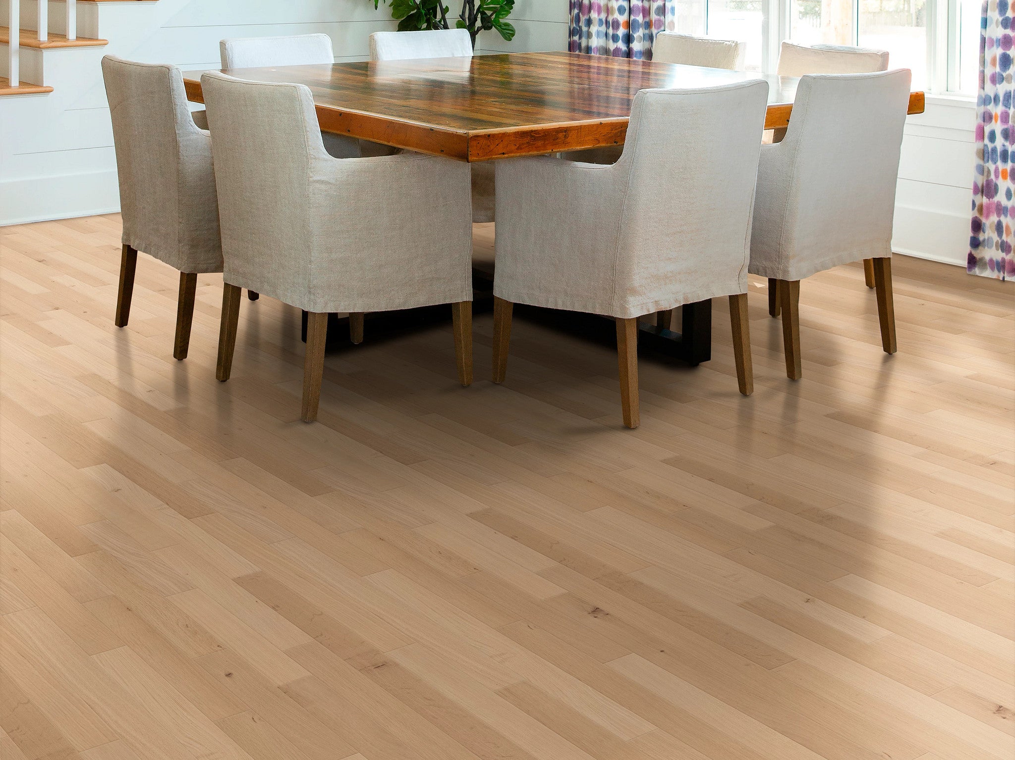 Natural Classics 3" Engineered White Oak Hardwood Flooring, 9/16" Thick, Micro Bevel, UV Aluminum Oxide Finish - ShippingFloors