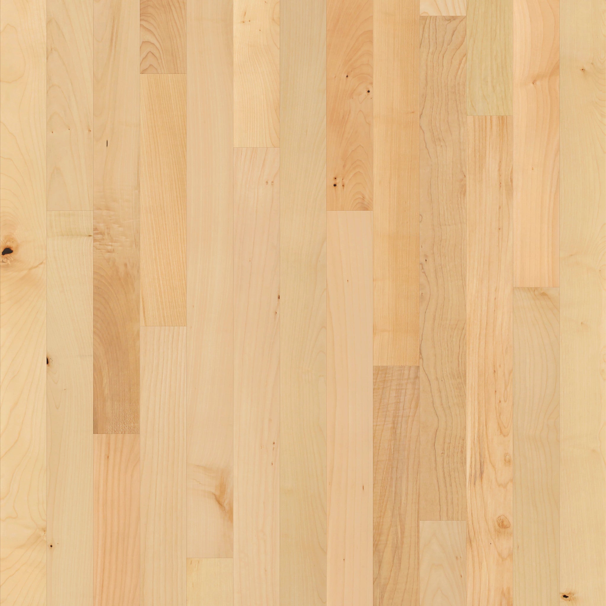 Natural Classics Hard Maple 3" Engineered Hardwood Flooring - 9/16" Thick, 13.8"-47.24" Length, Natural Finish