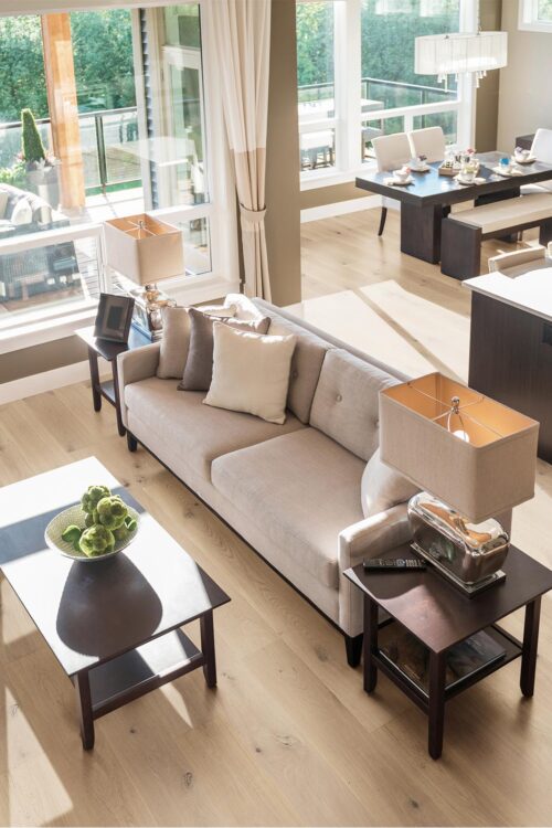 Snowdon European Oak Flooring – Hand-Stained, 7.5" to 11.5" Wide, 72" to 96" Long, 9/16" to 7/8" Thick, UV Oil/Urethane