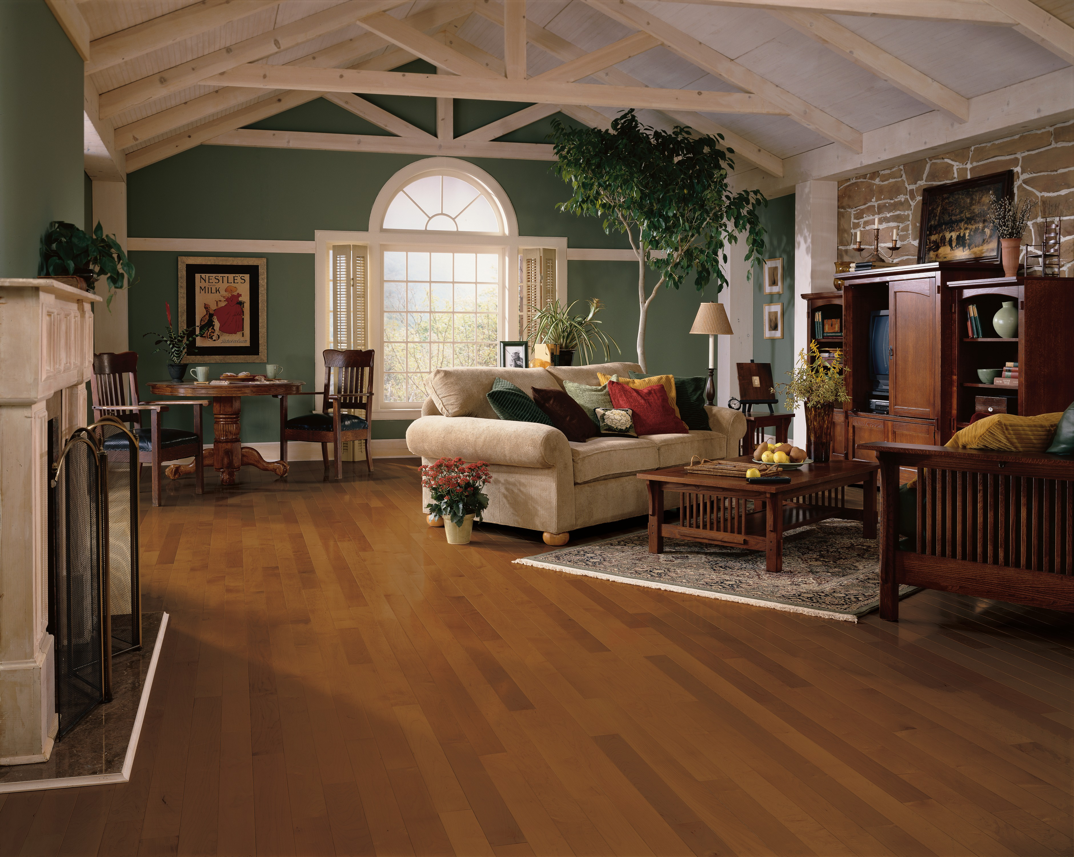 Sumatra 3-1/4" Wide Maple Solid Hardwood Flooring - 3/4" Thick, Medium Brown, Varying Lengths, Kennedale Collection