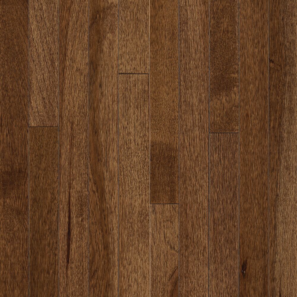 American Treasures Woodland View 2-1/4" Wide Hickory Solid Hardwood Flooring, 3/4" Thick, Low Gloss Finish, Made in USA - ShippingFloors