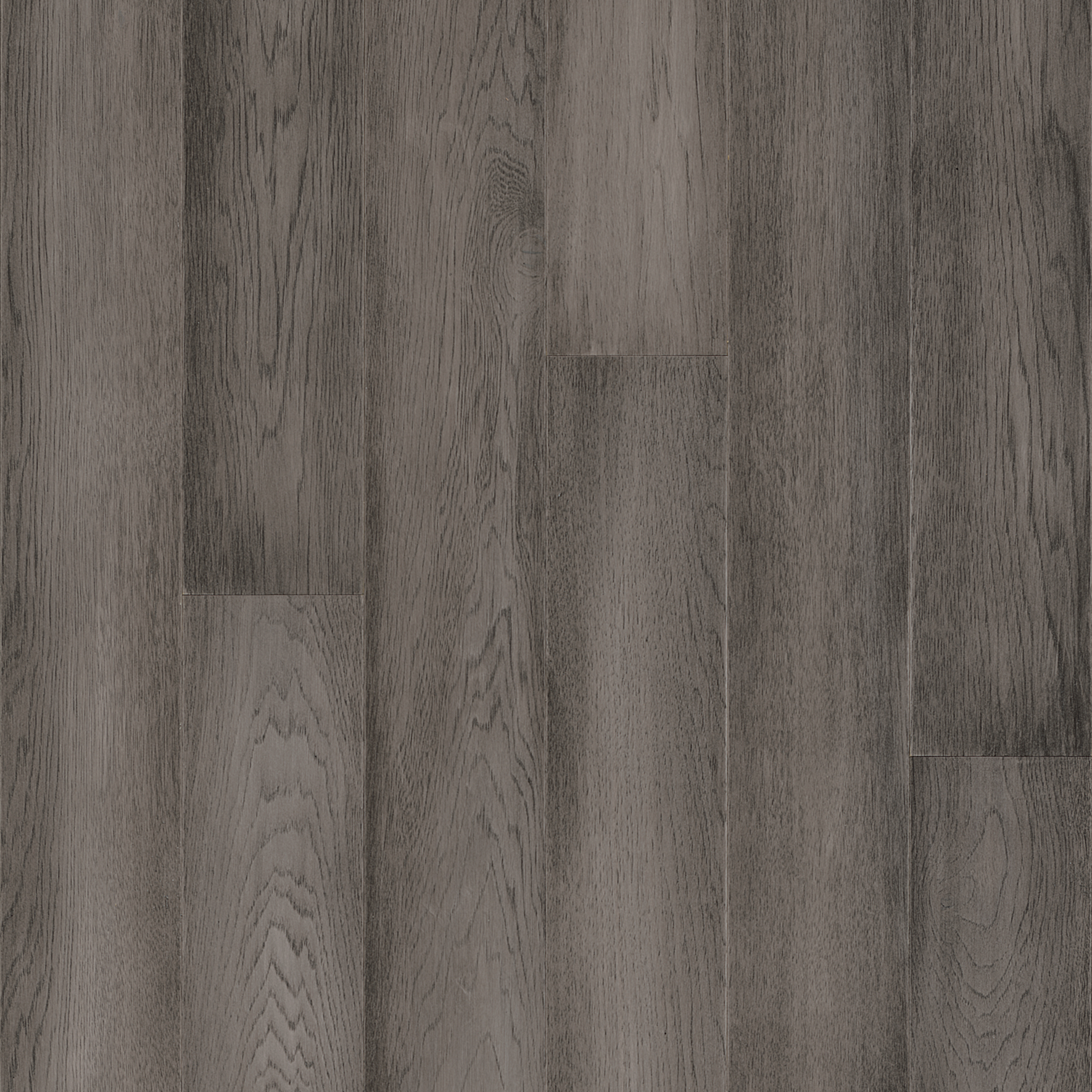 Cool Gray 5" Wide Hickory Engineered Hardwood Flooring, Waterproof, 7/16" Thick, 15.7"-47.2" Planks, Hydropel Collection