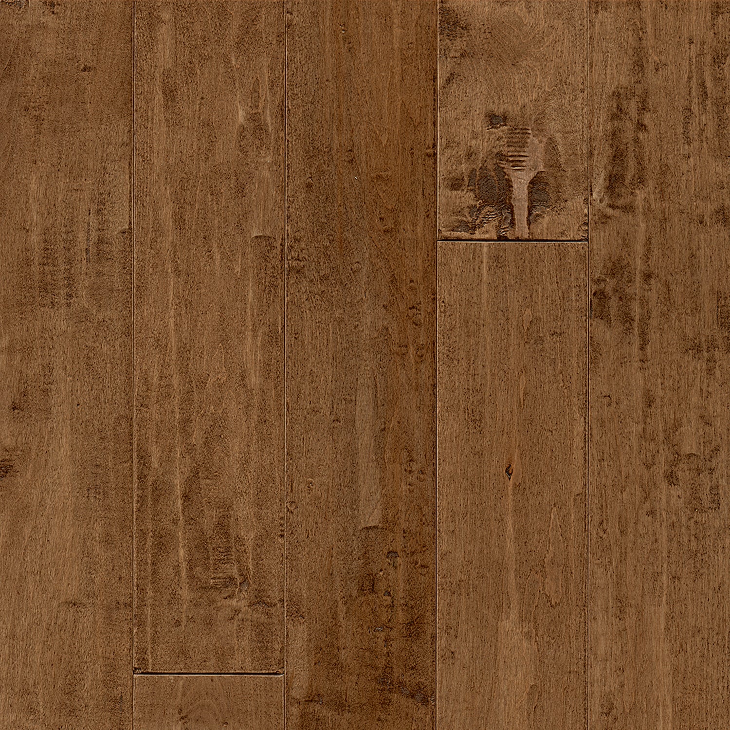 Hill Country 4" Wide Reddish Brown Maple Solid Hardwood Flooring, 3/4" Thick, Varying Lengths, Low Gloss Finish - ShippingFloors
