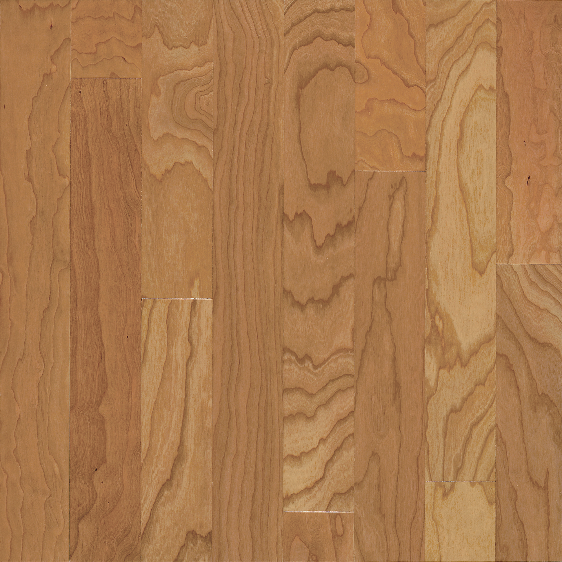Natural 5" Cherry Engineered Hardwood Flooring | 3/8" Thick Planks, 10"-48" Lengths | Medium Gloss Urethane Finish - ShippingFloors